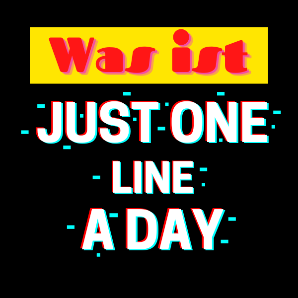 Was ist One Line A Day